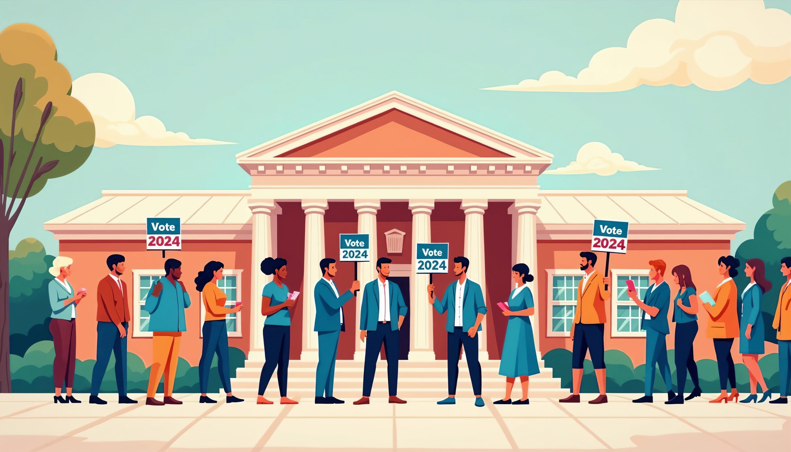 us elections 2024 illustrated